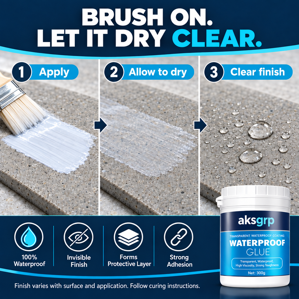 aksgrp Transparent Waterproof Sealant | Pack of 2