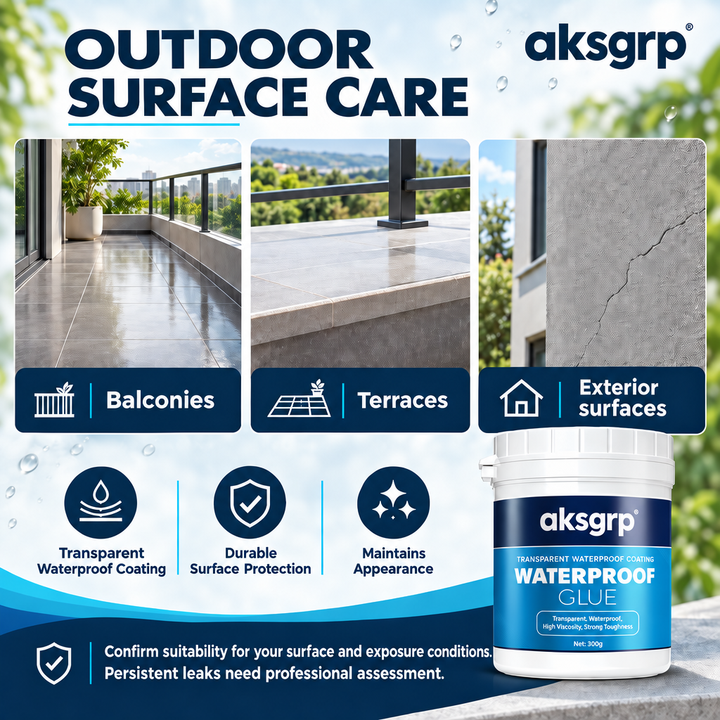 aksgrp Transparent Waterproof Sealant | Pack of 2
