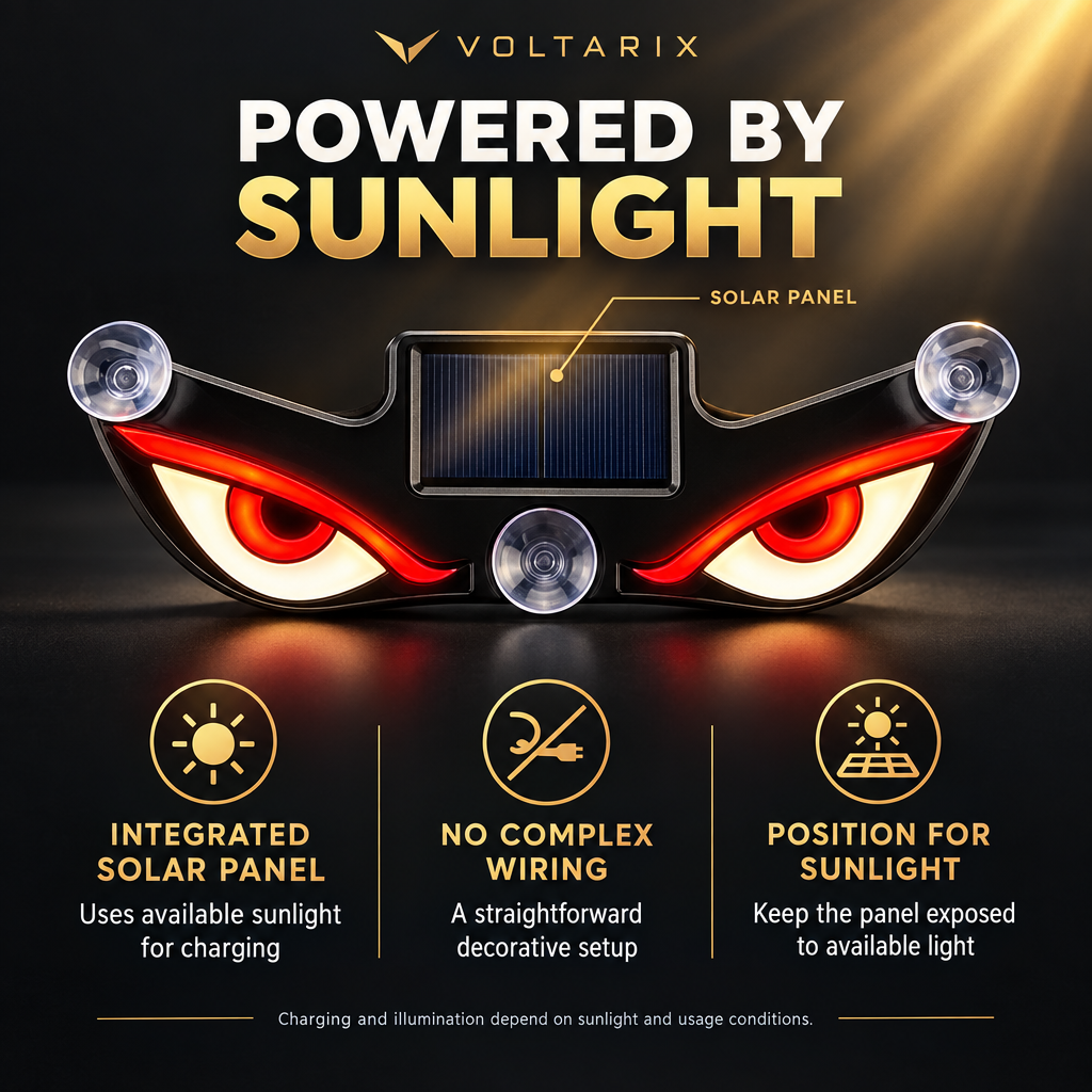 Voltarix solar charging infographic